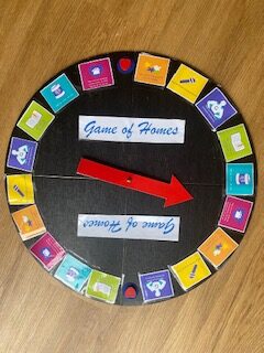 Picture of a gameboard used in the delivery of EDI training